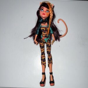 Monster High Freaky Fusion Cleolei Cleo De Nile & Toralei Doll 2013 Mattel